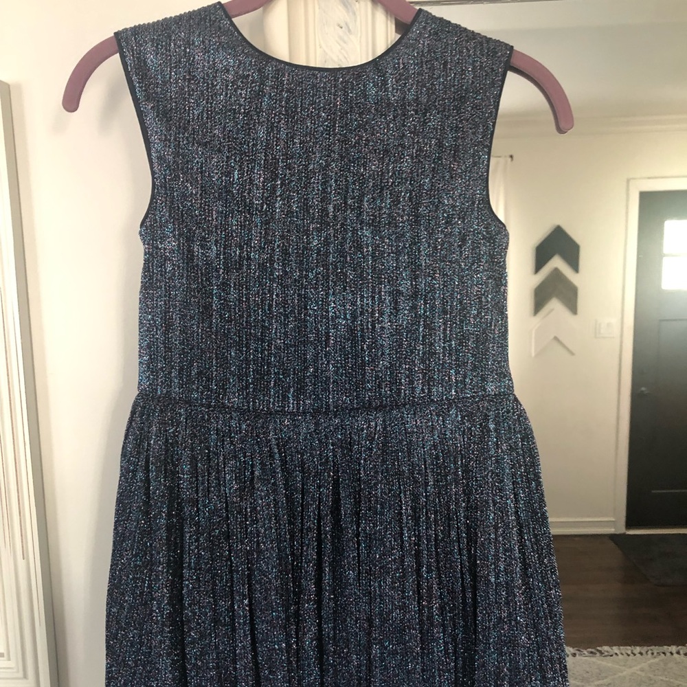Pippa & Julie Shimmer Drop Waist Holiday Special Occasion Dress Girls 8